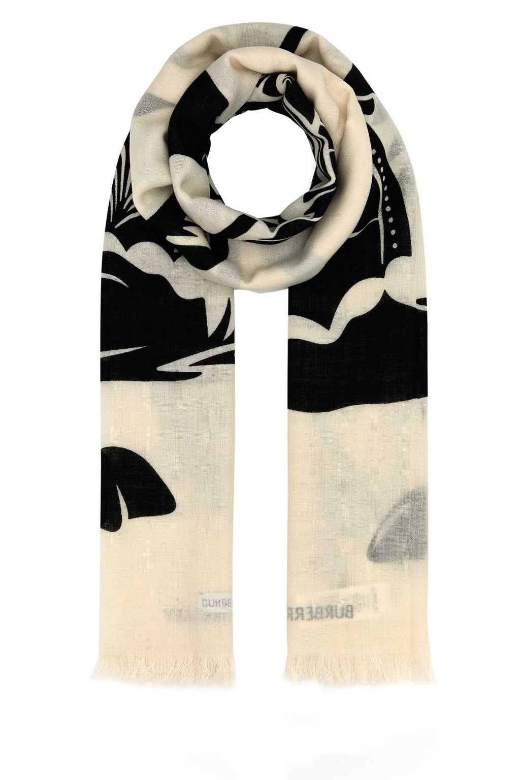 BURBERRY MU LARGE EKD LW SCARF For Men 100%WOOL