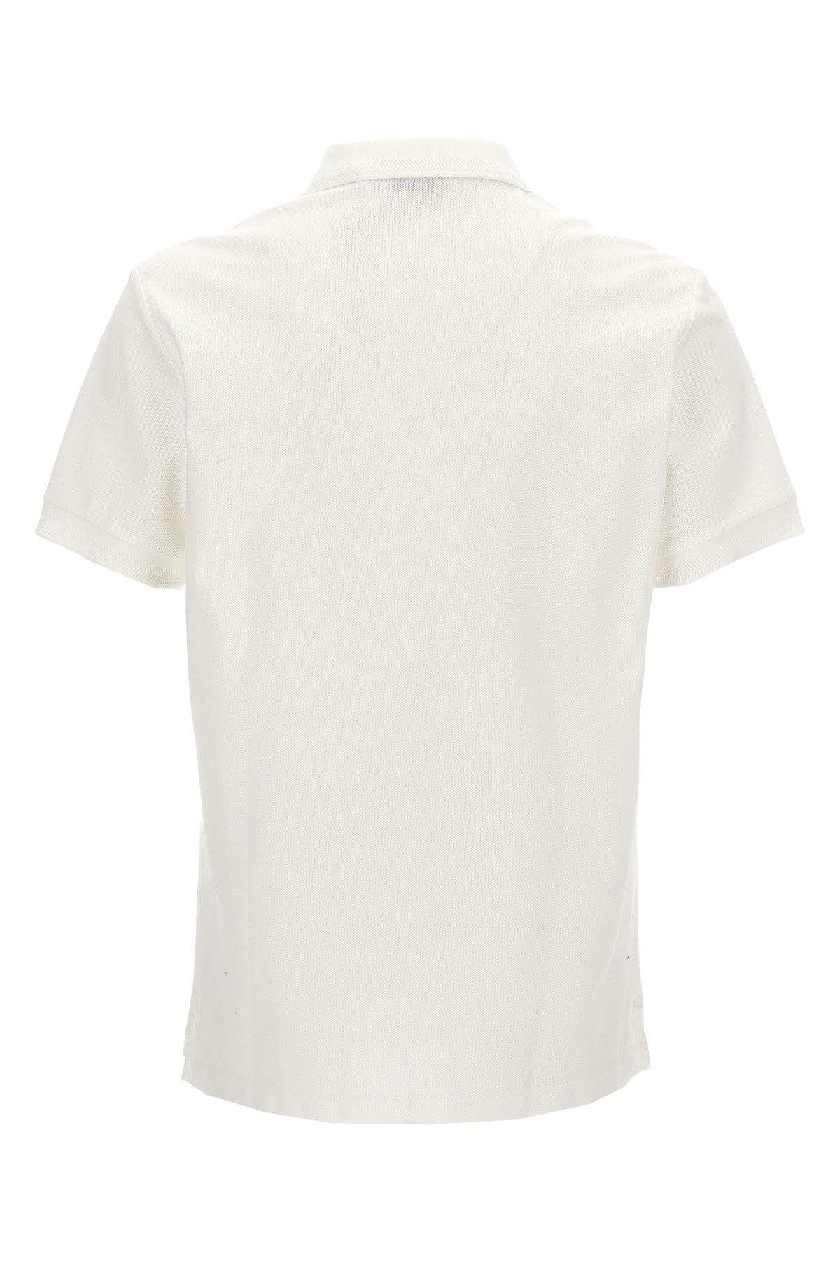 BURBERRY Logo embroidery polo shirt