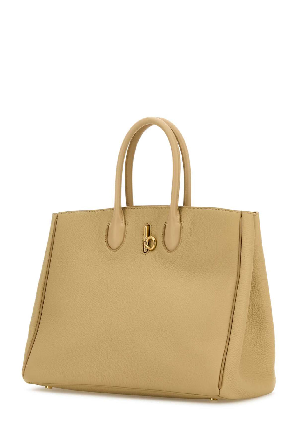 BURBERRY LL M ROCKING HORSE TOTE LGL For Women Exterior: 100% Calf Lining: 100% Suede Finishing: Golden metal
