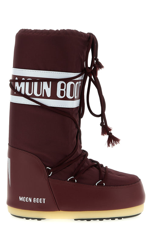 MOON BOOT 'Icon' boots For Women 70% polyamide 30% PVC