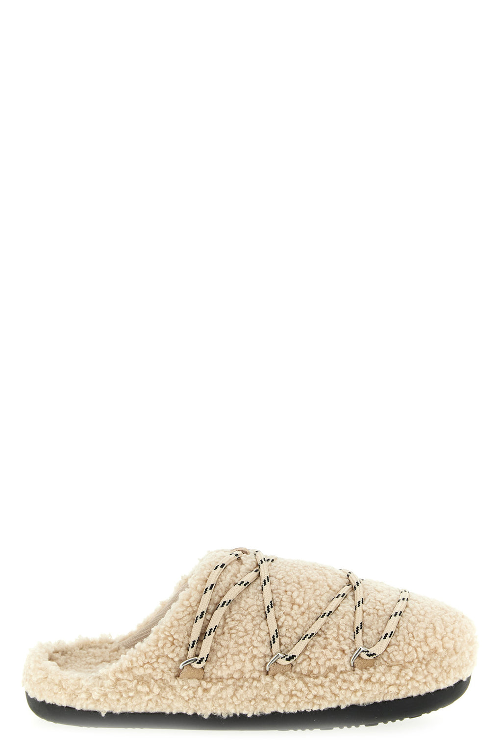 MOON BOOT 'Teddy Slipper' mules For Women 96% polyester, 4% cow leather