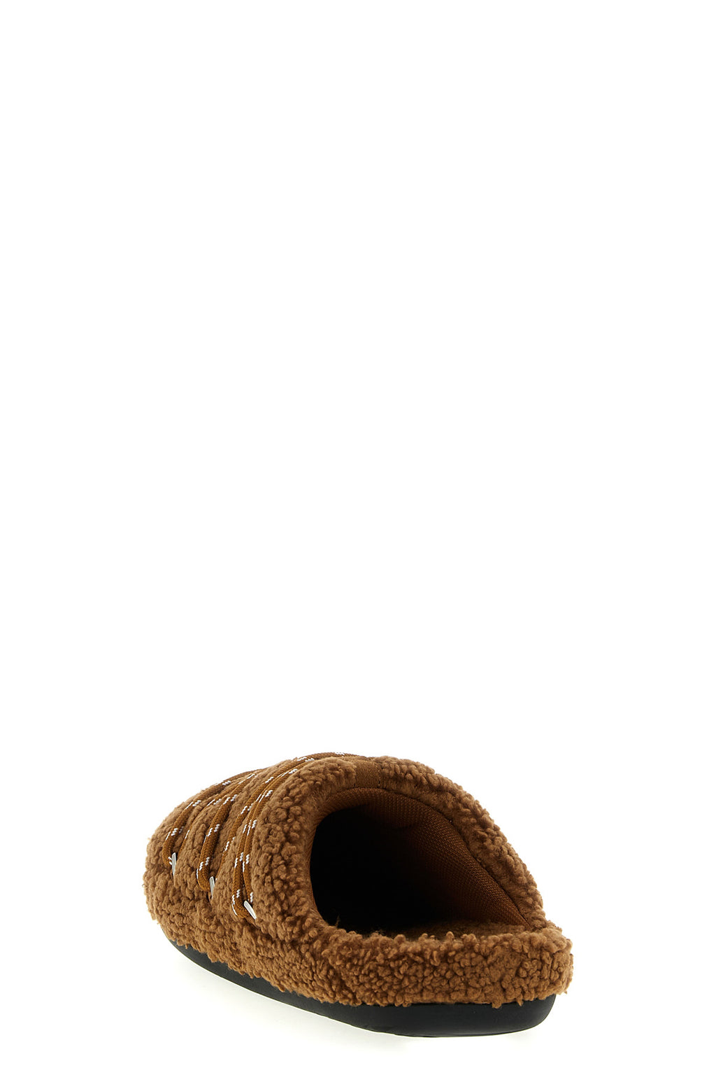 MOON BOOT Teddy slipper For Women 96% polyester, 4% cow leather