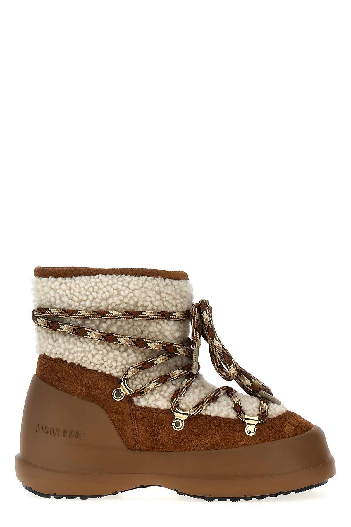 MOON BOOT 'Luna' ankle boots For Women 75% shearling 25% cow leather