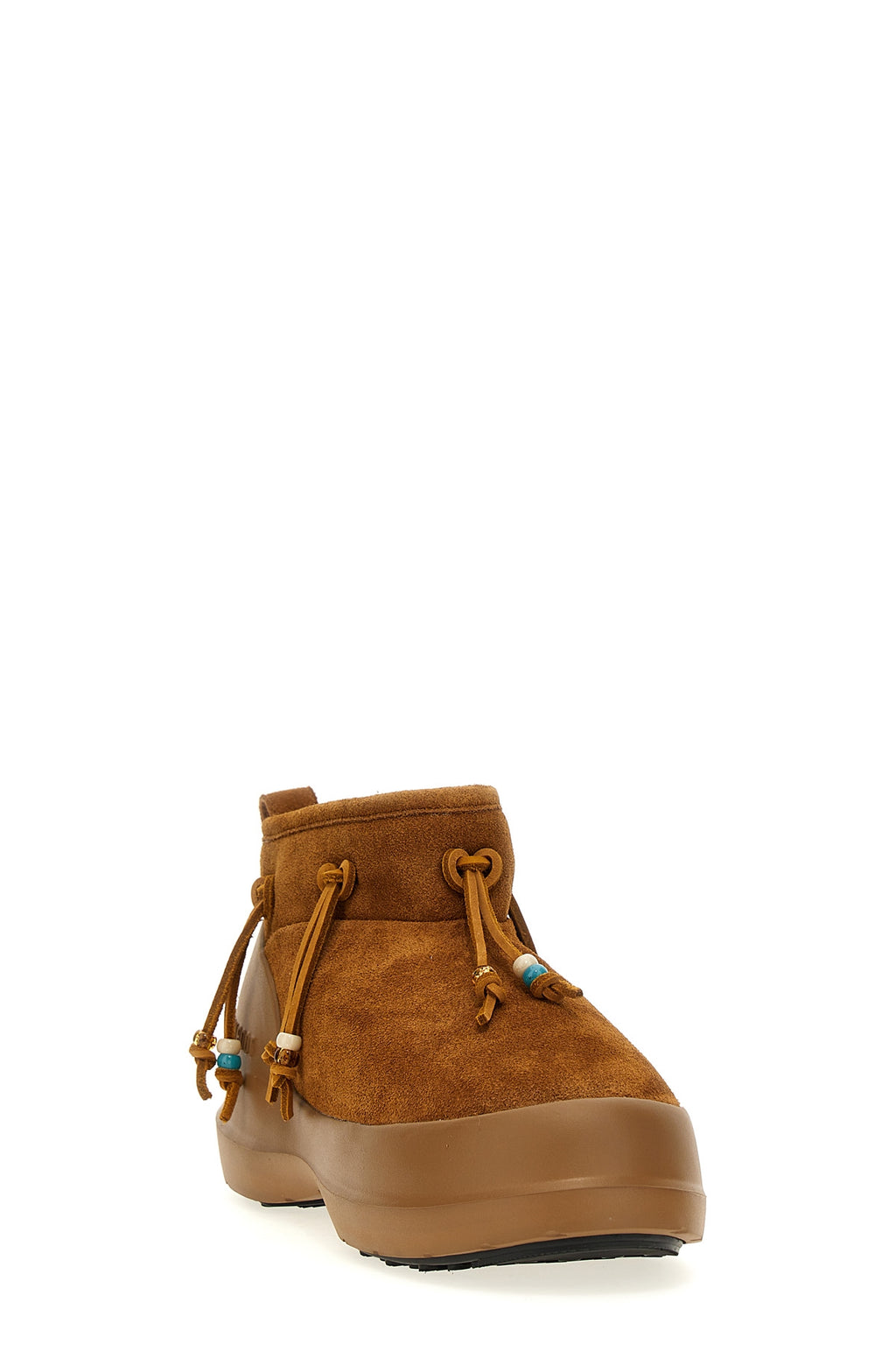 MOON BOOT 'Luna Low Suede Beads' ankle boots For Women 100% cow suede