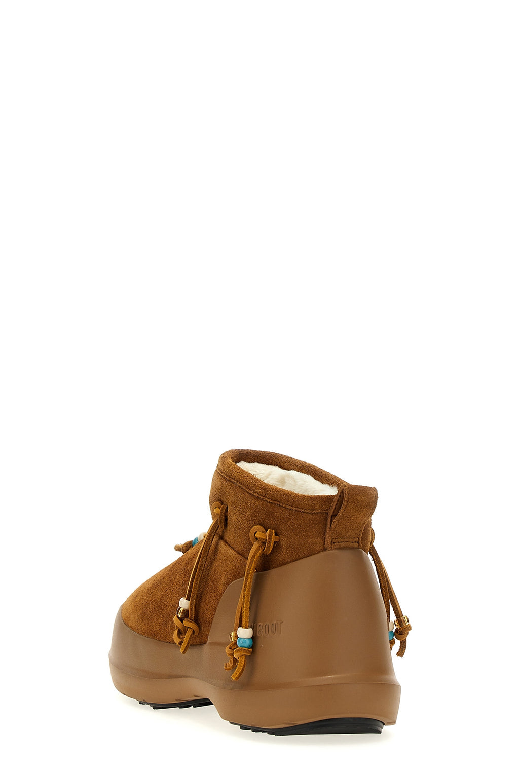 MOON BOOT 'Luna Low Suede Beads' ankle boots For Women 100% cow suede