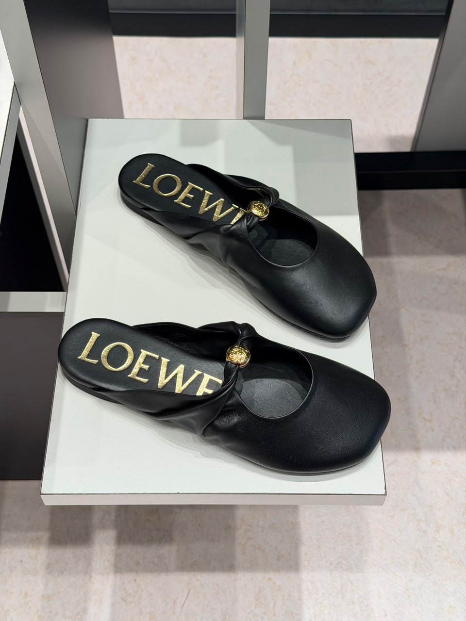 Toy Mule in Nappa Lambskin