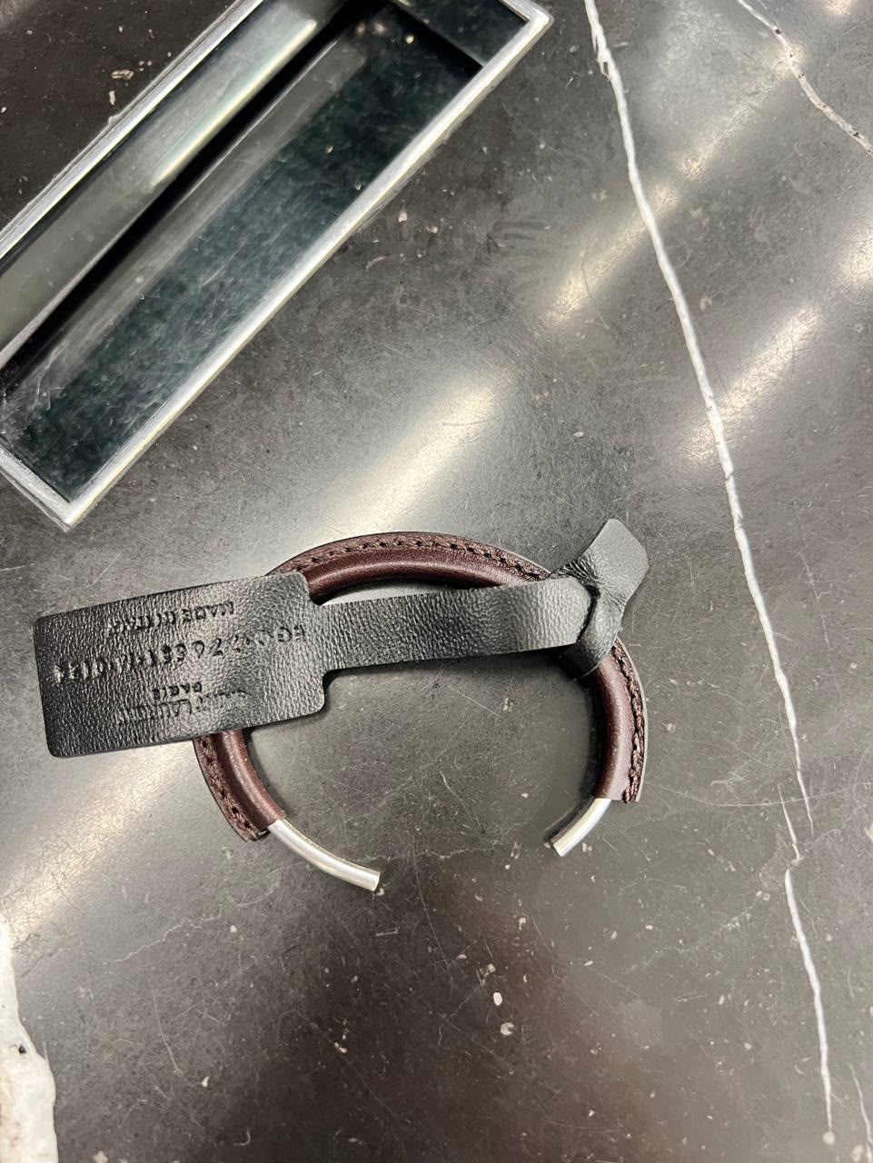 Leather and Metal Cuff Bracelet