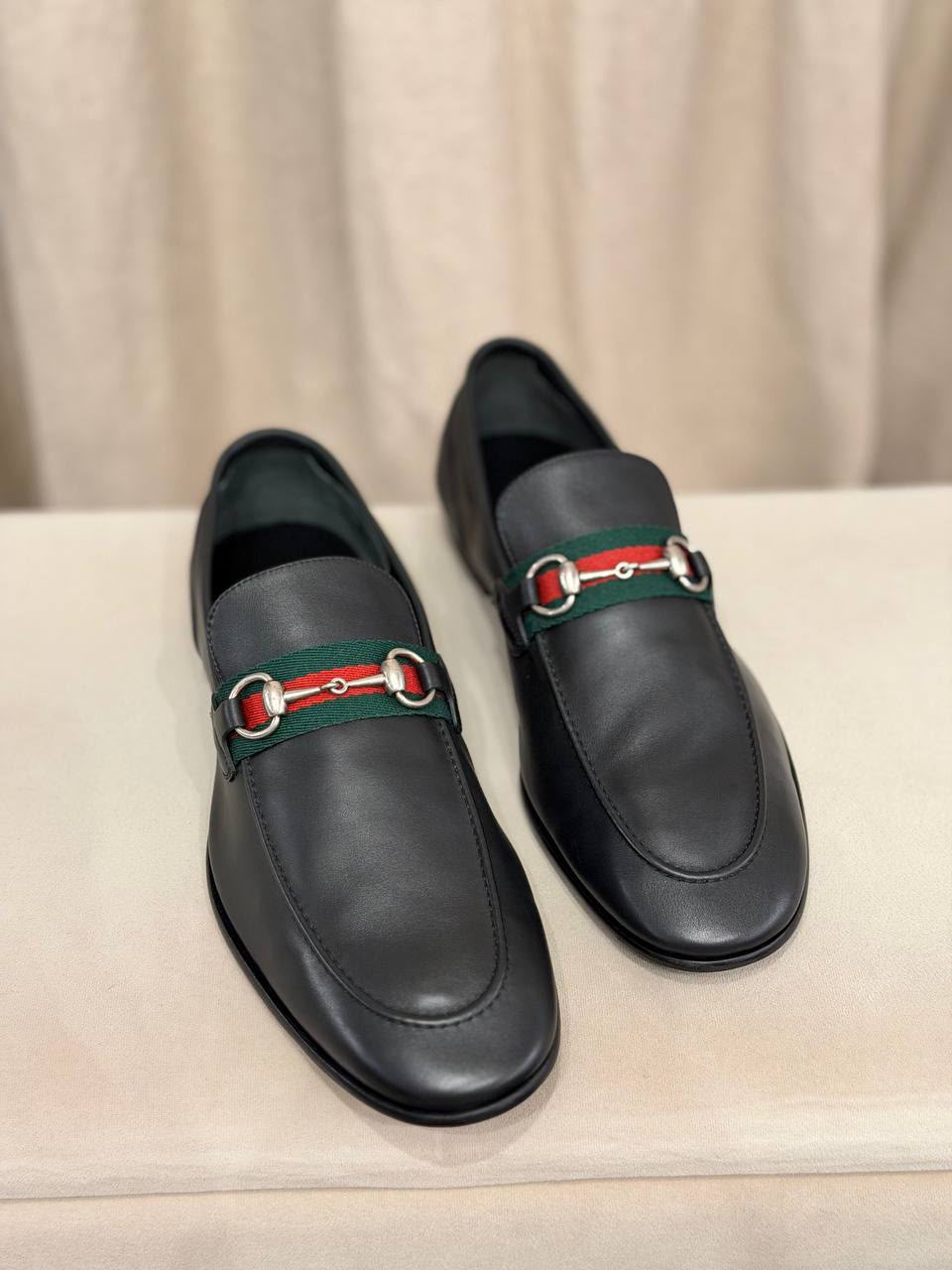Men's Leather Loafer with Web