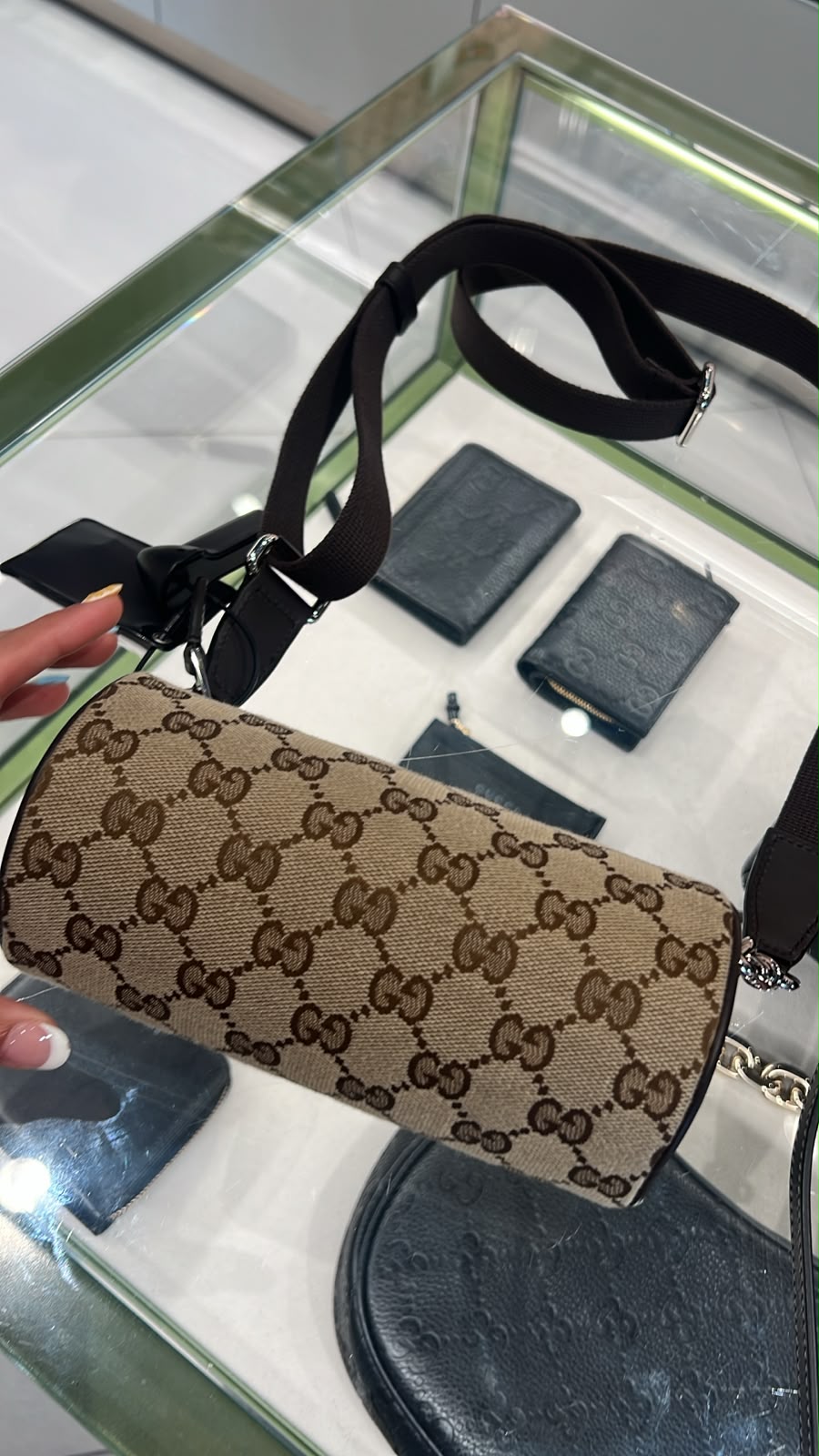 GG Supreme Cylinder Bag