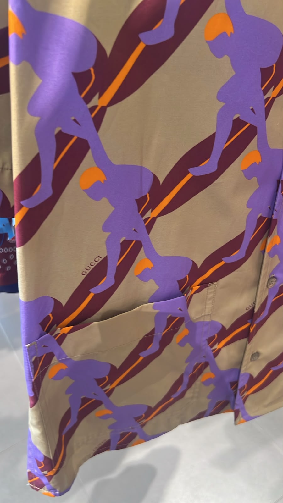 Flame Print Bowling Shirt