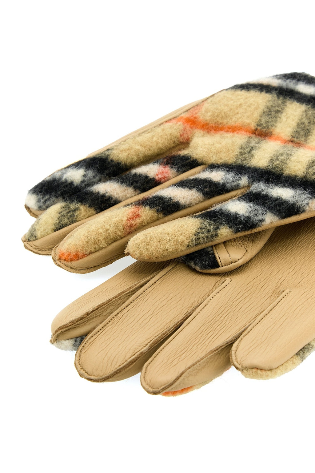 BURBERRY LG BIAS CHECK MAN GLOVE For Men 100%WOOL