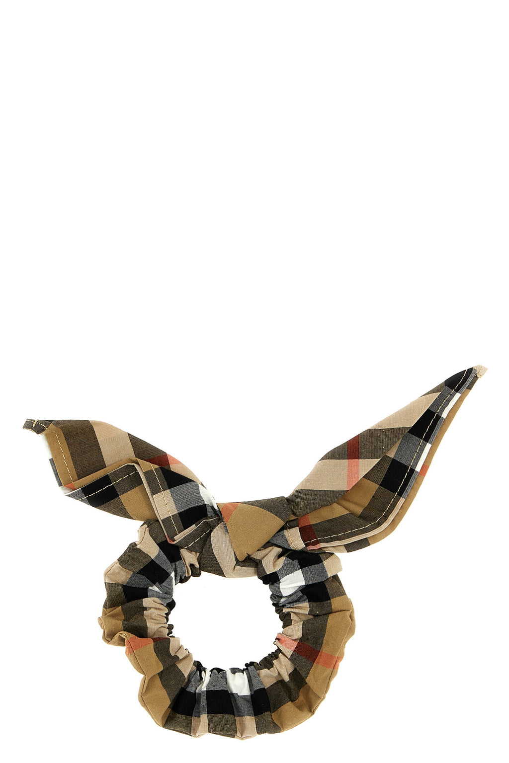 BURBERRY Check hair elastic For Baby girl 100% cotton