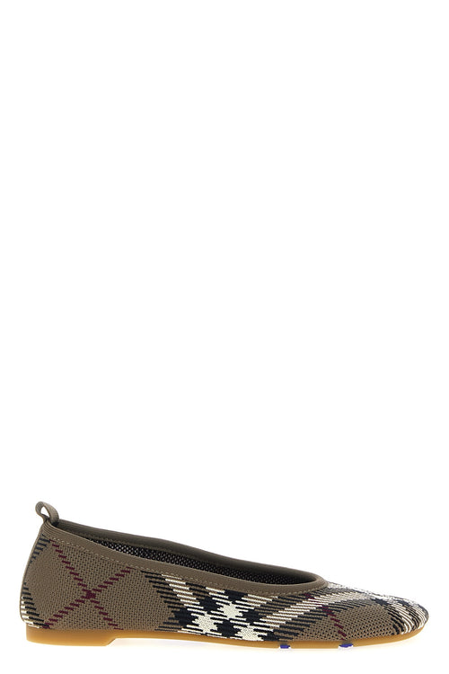 BURBERRY 'Baby' ballet flats For Women 98% polyamide, 2% elastane