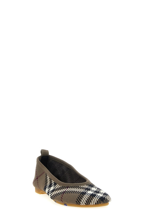 BURBERRY 'Baby' ballet flats For Women 98% polyamide, 2% elastane