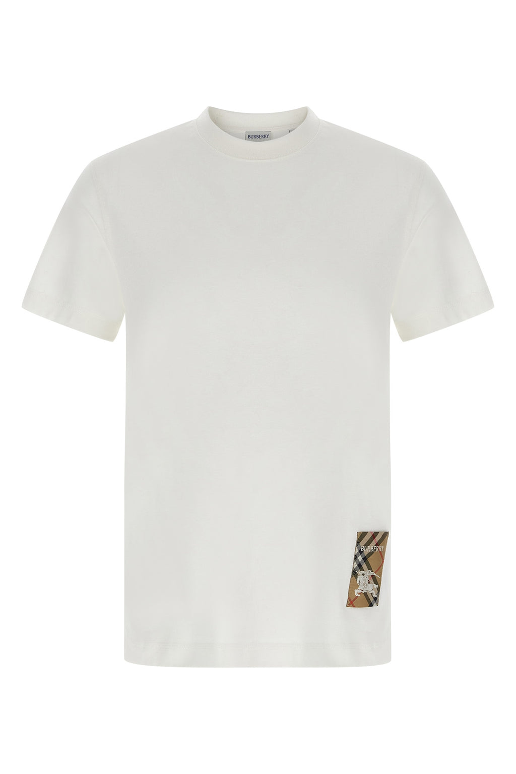 BURBERRY Burberry Check patch T-shirt