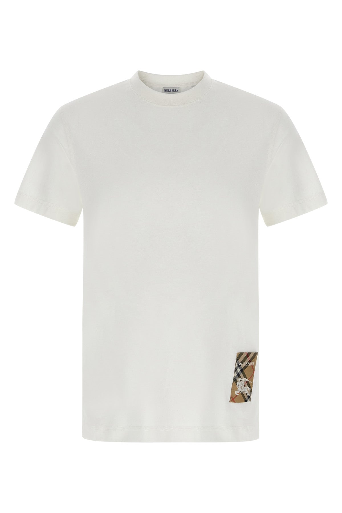 BURBERRY Burberry Check patch T-shirt