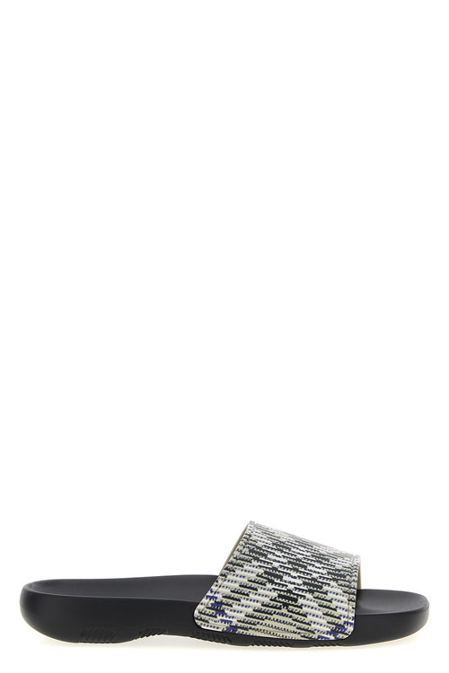 BURBERRY 'Dive Check' sandals For Men 100% thermoplastic polyurethane