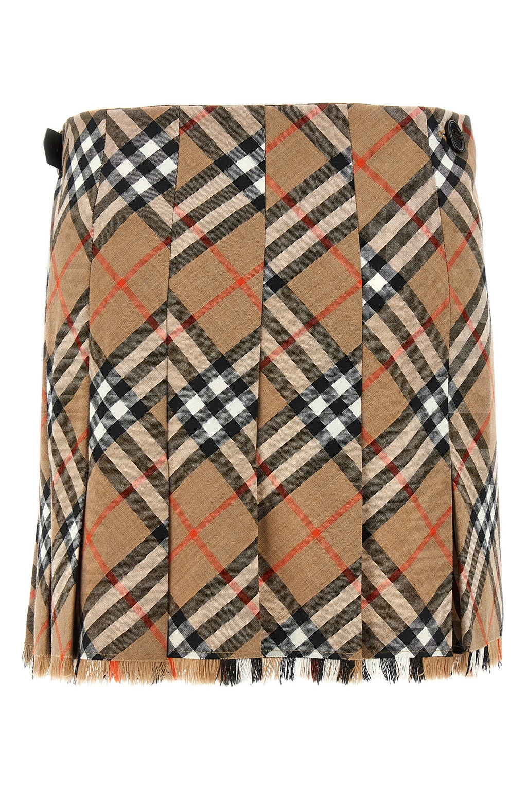 BURBERRY Kilt skirt For Women 53% polyester, 47% virgin wool