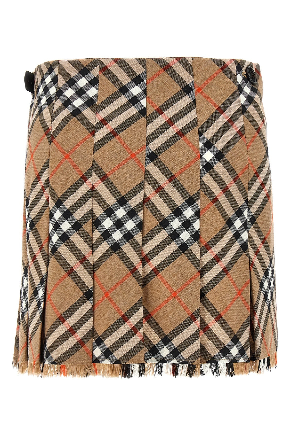 BURBERRY Kilt skirt For Women 53% polyester, 47% virgin wool