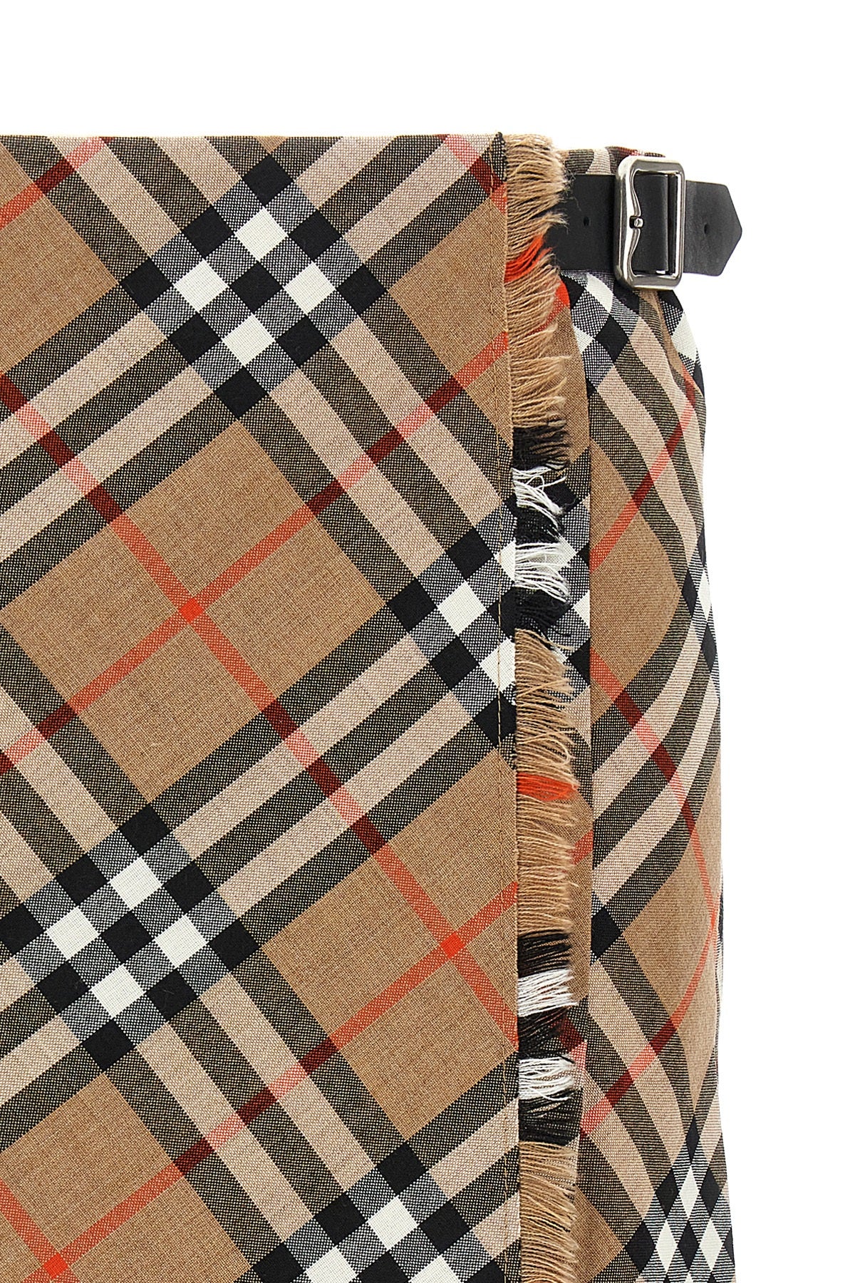 BURBERRY Kilt skirt For Women 53% polyester, 47% virgin wool