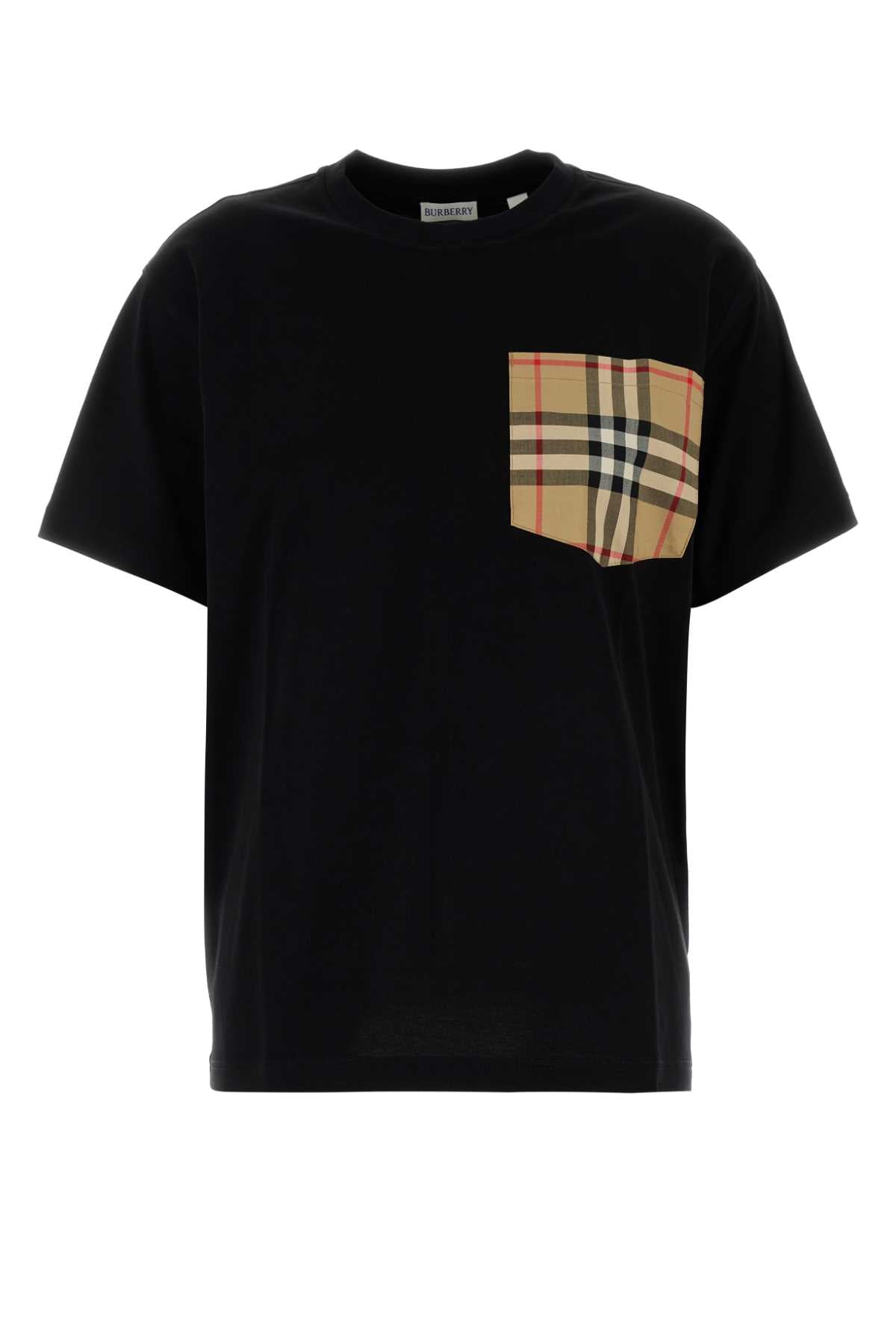 BURBERRY CARRICK CHK PKT A For Women 100%COTTON