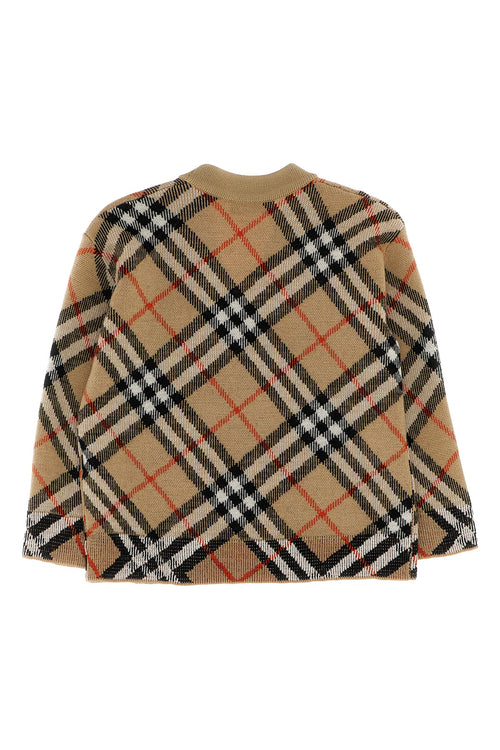 BURBERRY 'Graham' cardigan For Unisex baby 100% wool