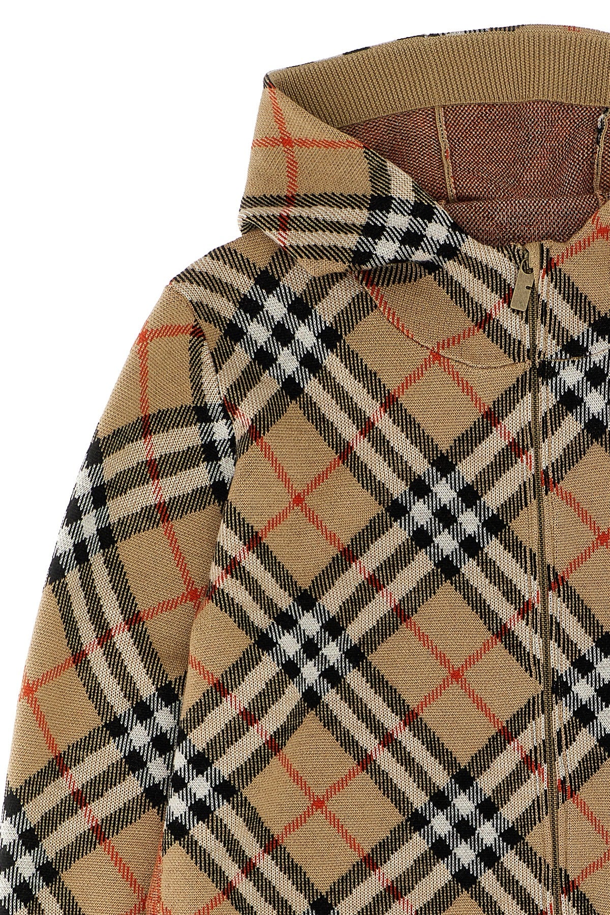BURBERRY 'Jimmy' hoodie For Unisex baby 100% wool