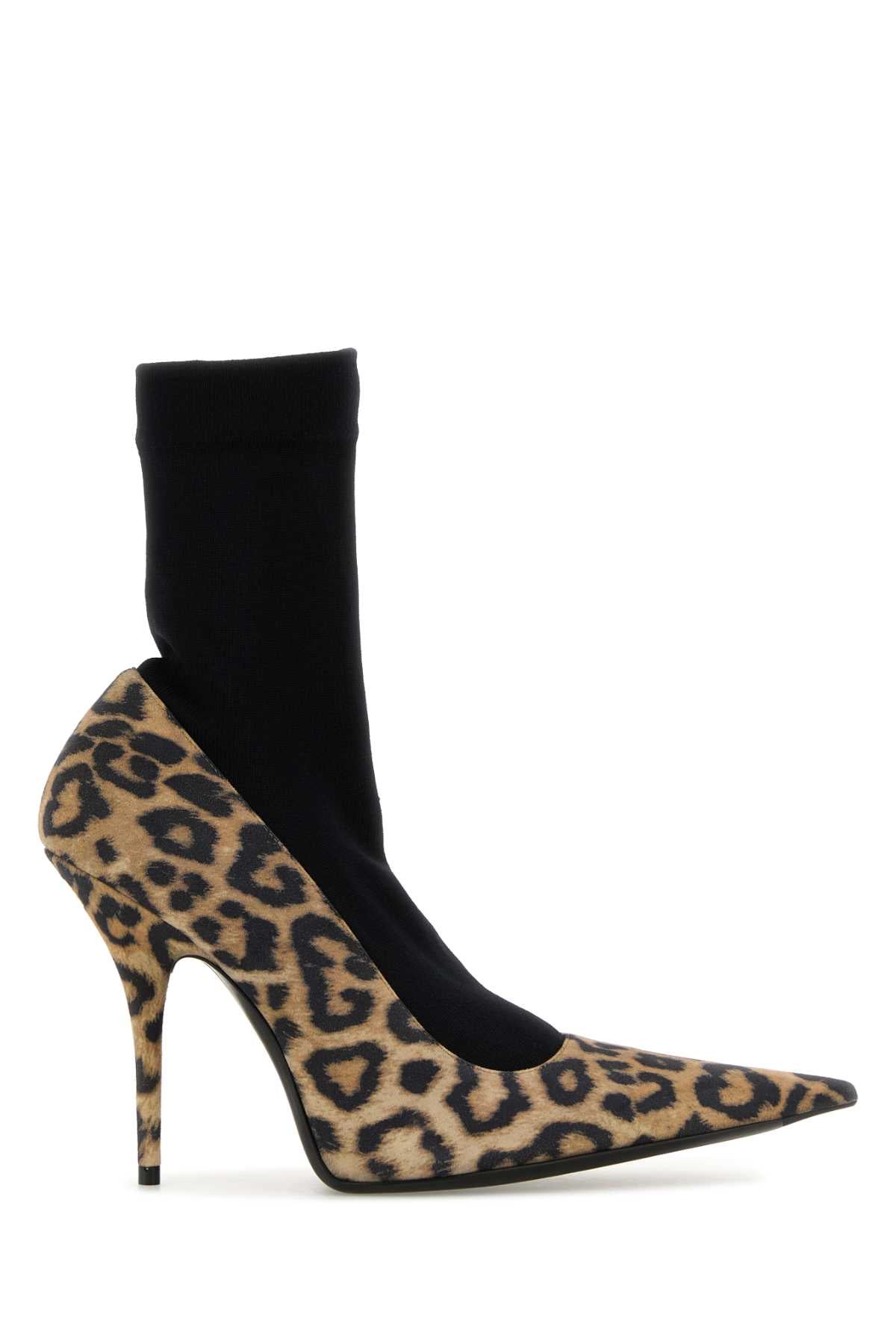 BALENCIAGA AVENUE P.SOCK H110 For Women Exterior: 100% Suede 100% Fabric Interior: 100% Leather 100% Fabric Sole: Leather