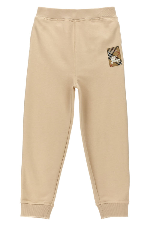 BURBERRY 'Jackson' joggers For Baby girl 100% cotton