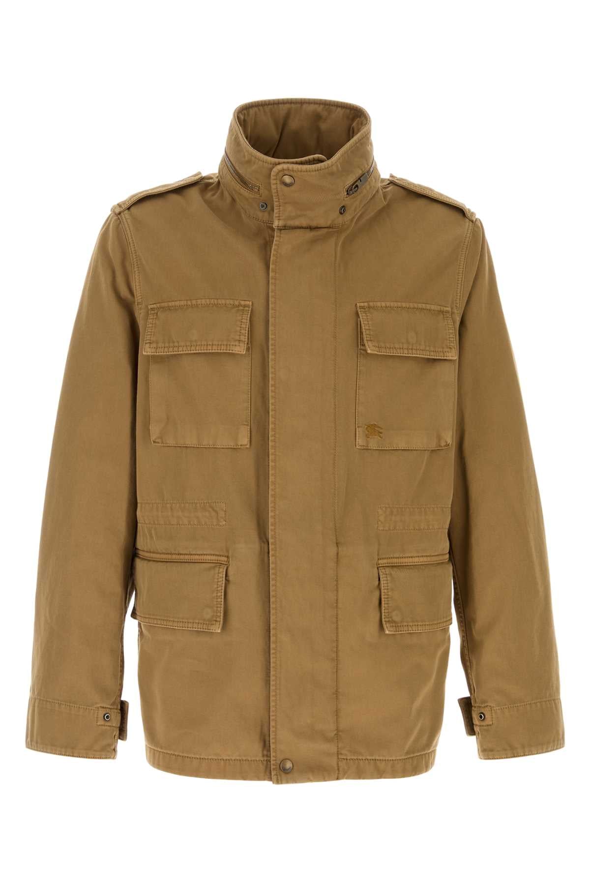 BURBERRY M JACKETS For Men Exterior: 100% Cotton