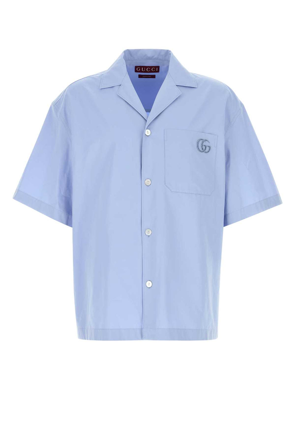 GUCCI SHIRT HEAVY COTTON POPELINE W/ For Men Exterior: 100% Cotton