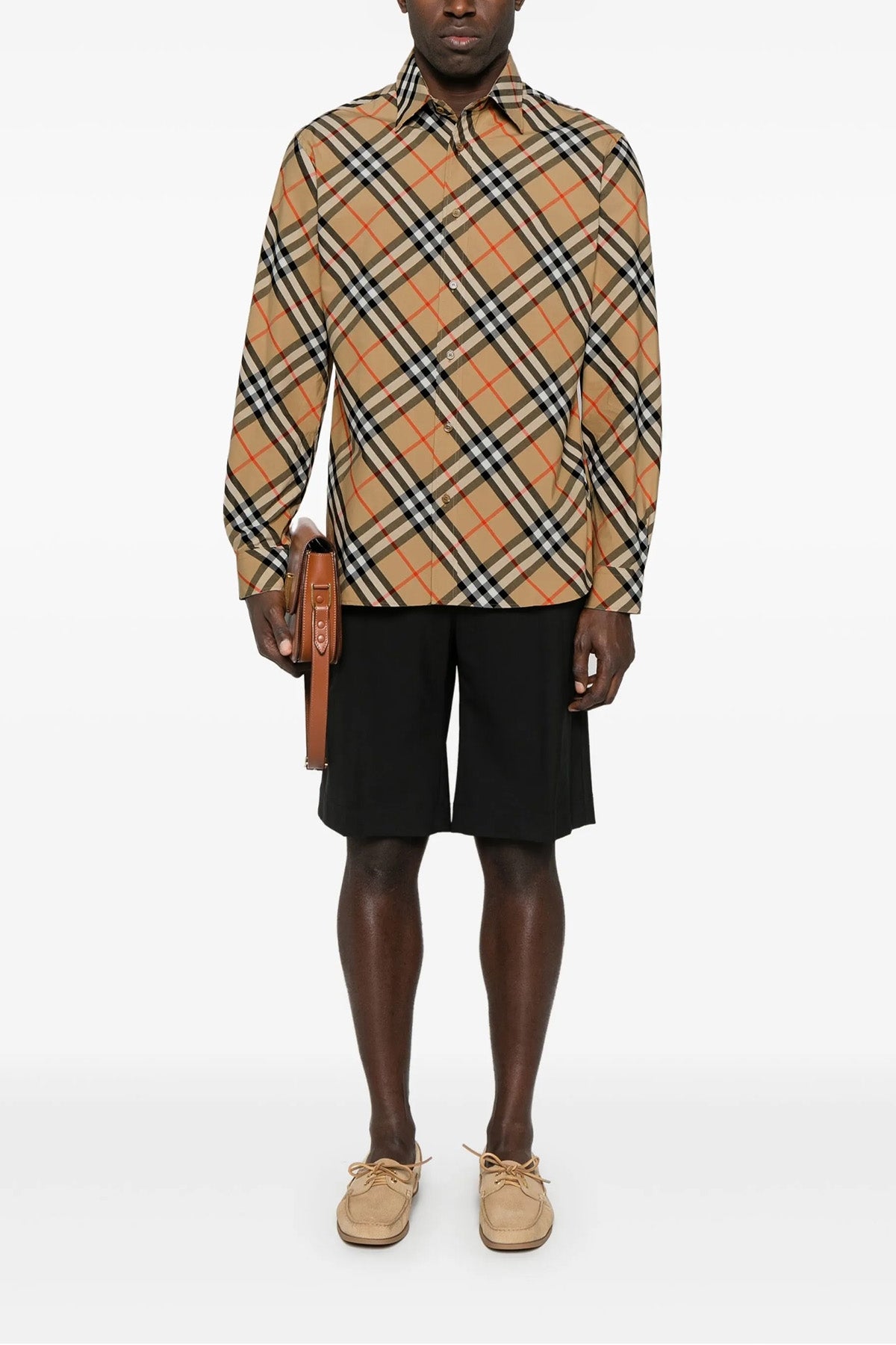 BURBERRY Check shirt For Men 100% cotton