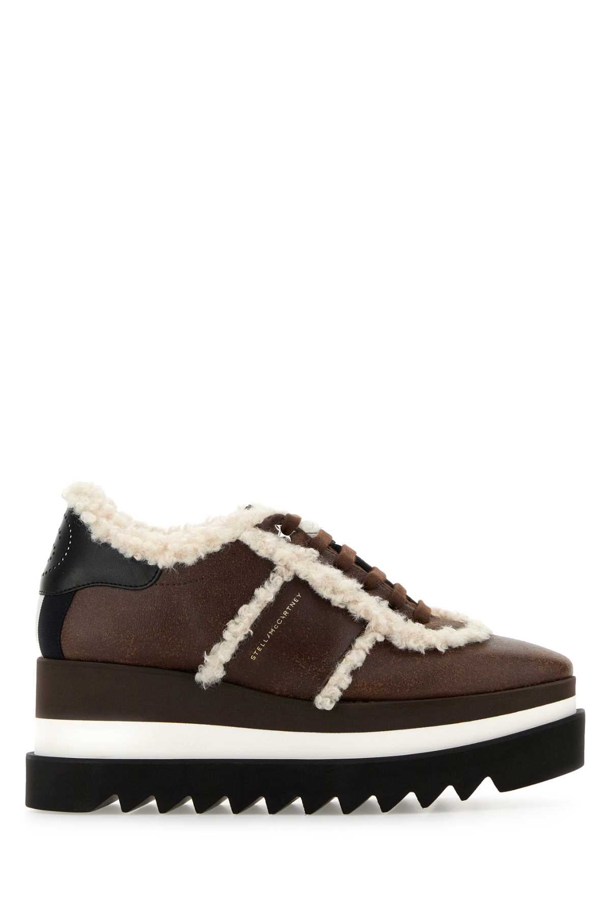 STELLA MCCARTNEY SQUARED TOE SLIDE SHEARLING For Women Exterior: 100% Fabric Interior: 100% Fabric Sole: Rubber