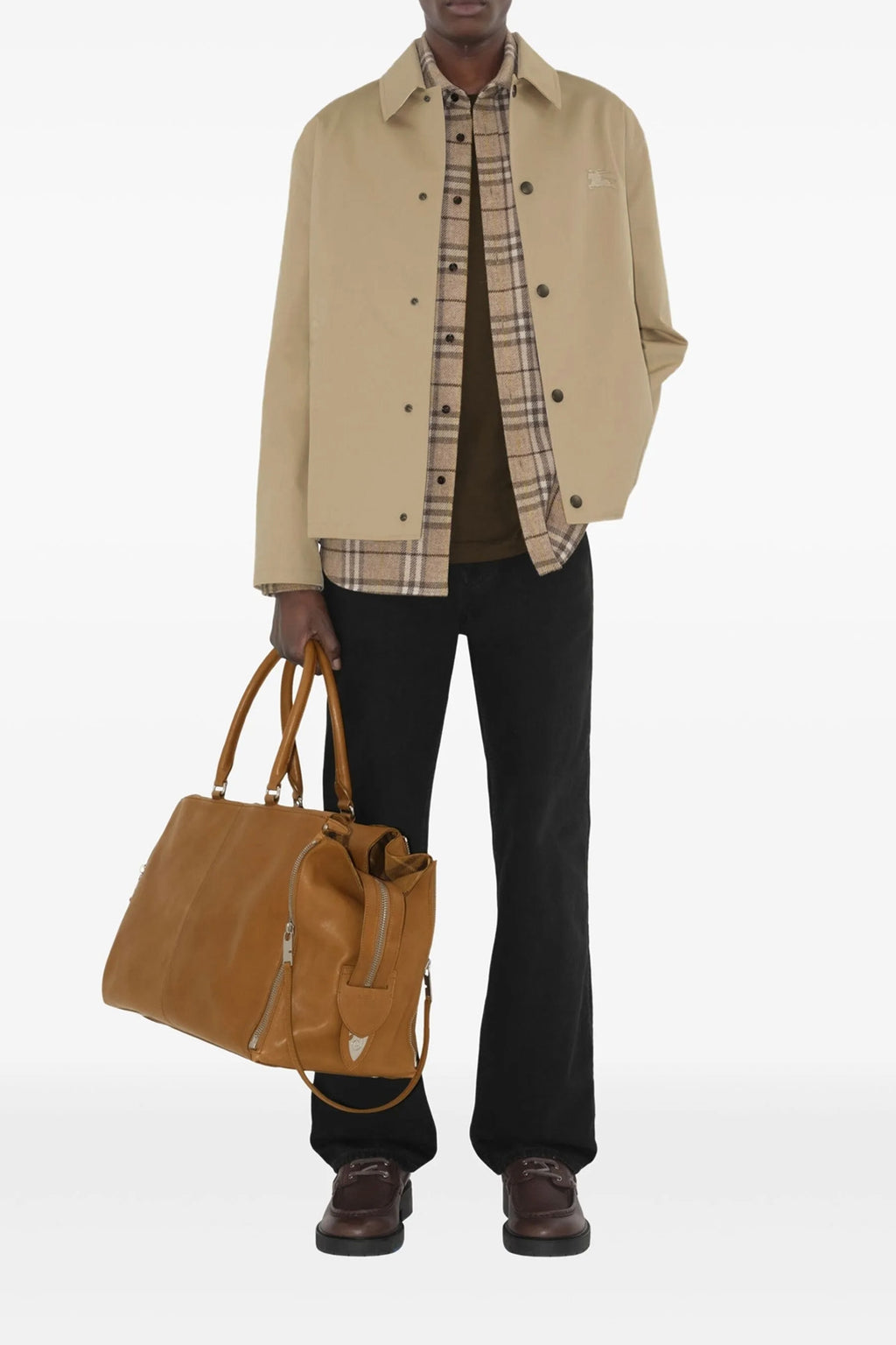 BURBERRY Gabardine jacket For Men 100% cotton