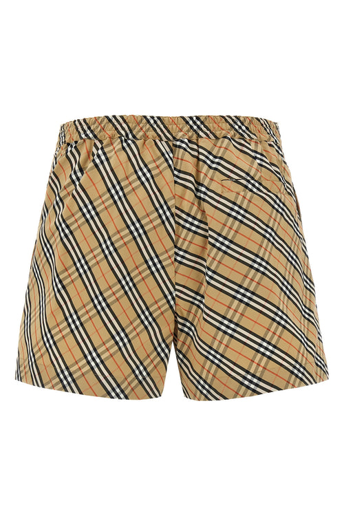 BURBERRY 'Check' shorts For Women 100% cotton