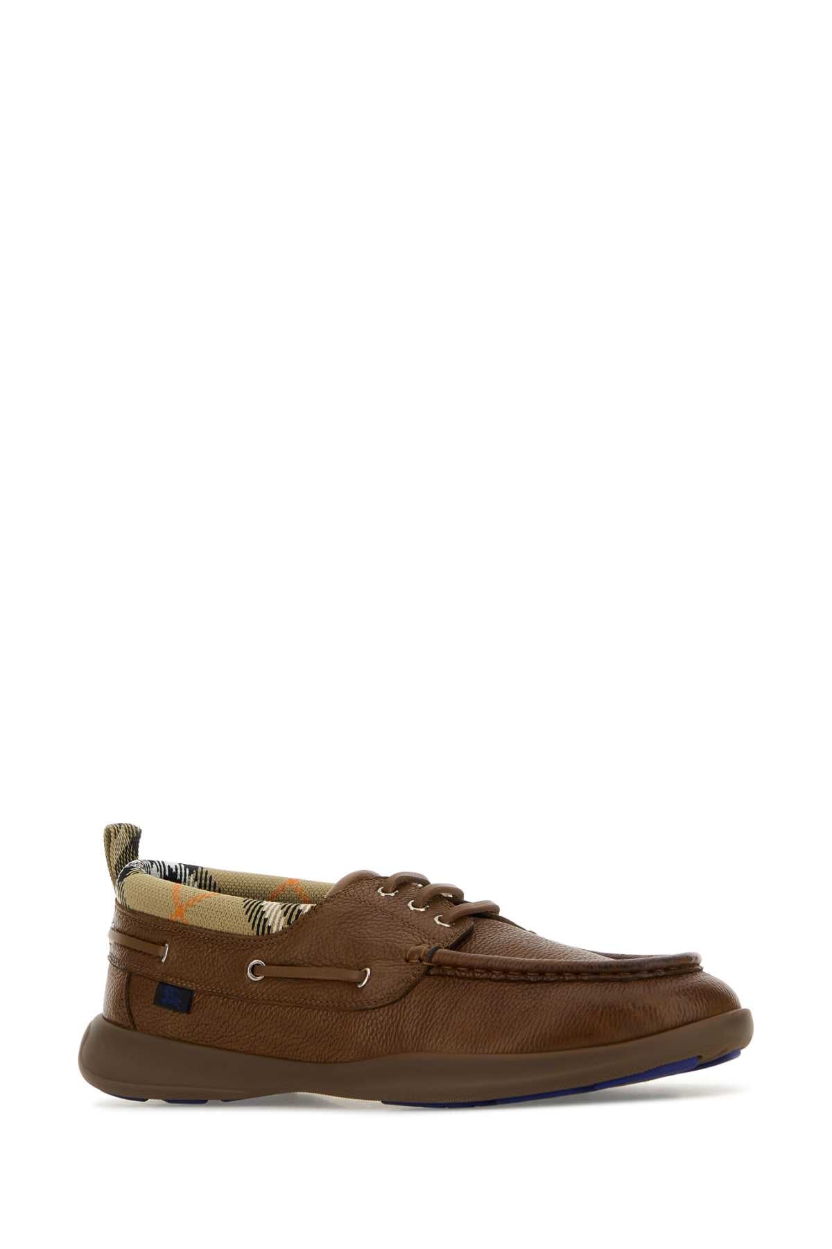 BURBERRY MF DECKER LACE UP For Men Exterior: 100% Leather 100% Fabric Interior: 100% Leather Sole: Rubber