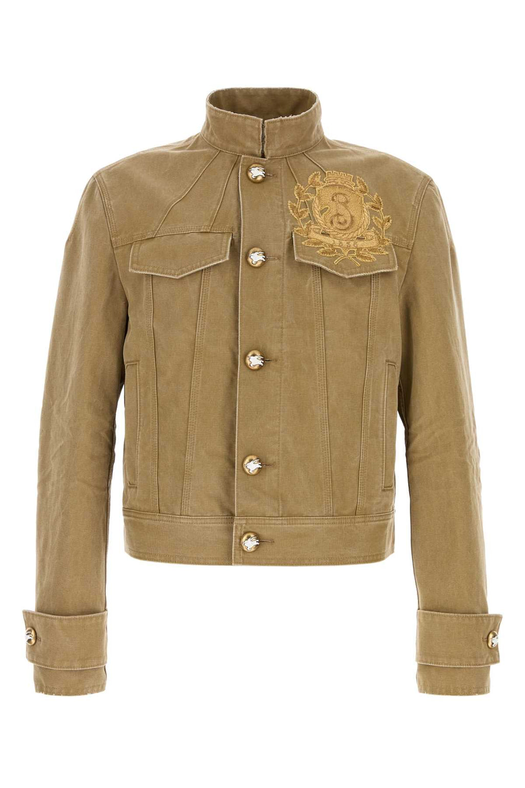 BURBERRY M JACKETS For Men Exterior: 100% Cotton