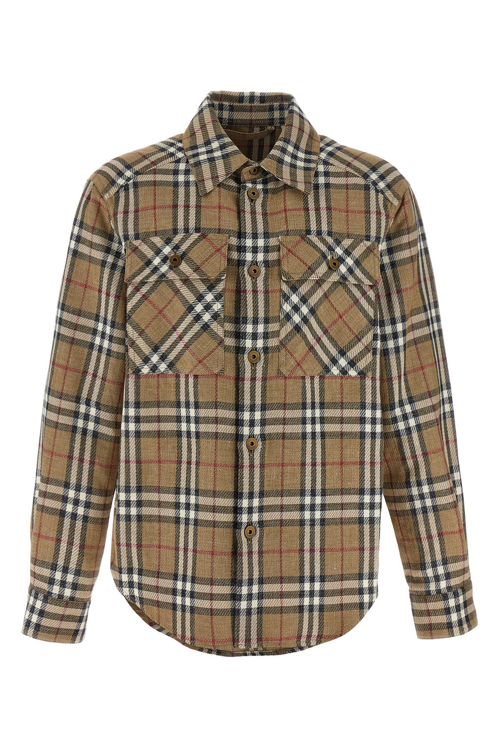 BURBERRY Double face shirt For Men 66% cotton, 34% linen