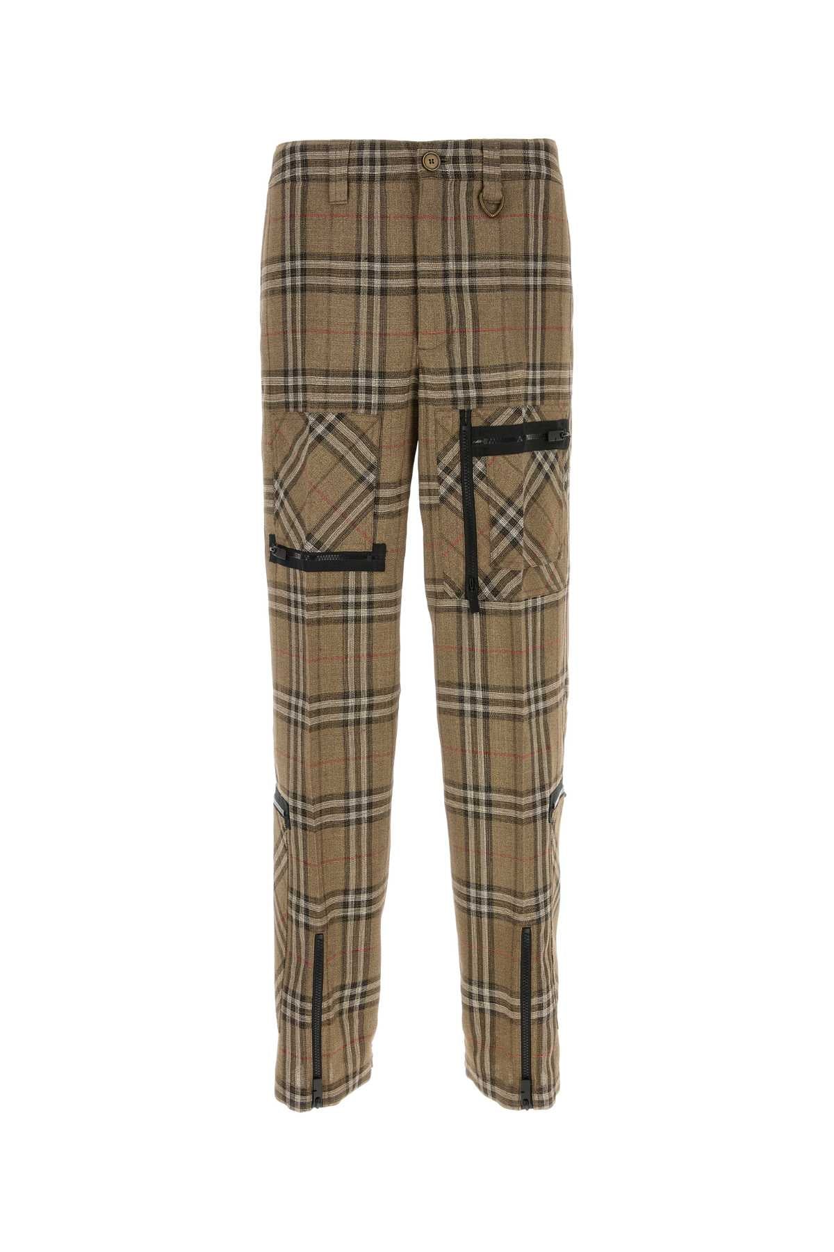 BURBERRY M TROUSERS For Men Exterior: 58% Viscose 42% Silk
