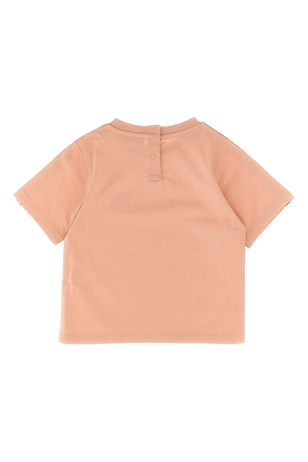 BURBERRY 'Cedar Check Tape' T-shirt For Baby girl 100% cotton