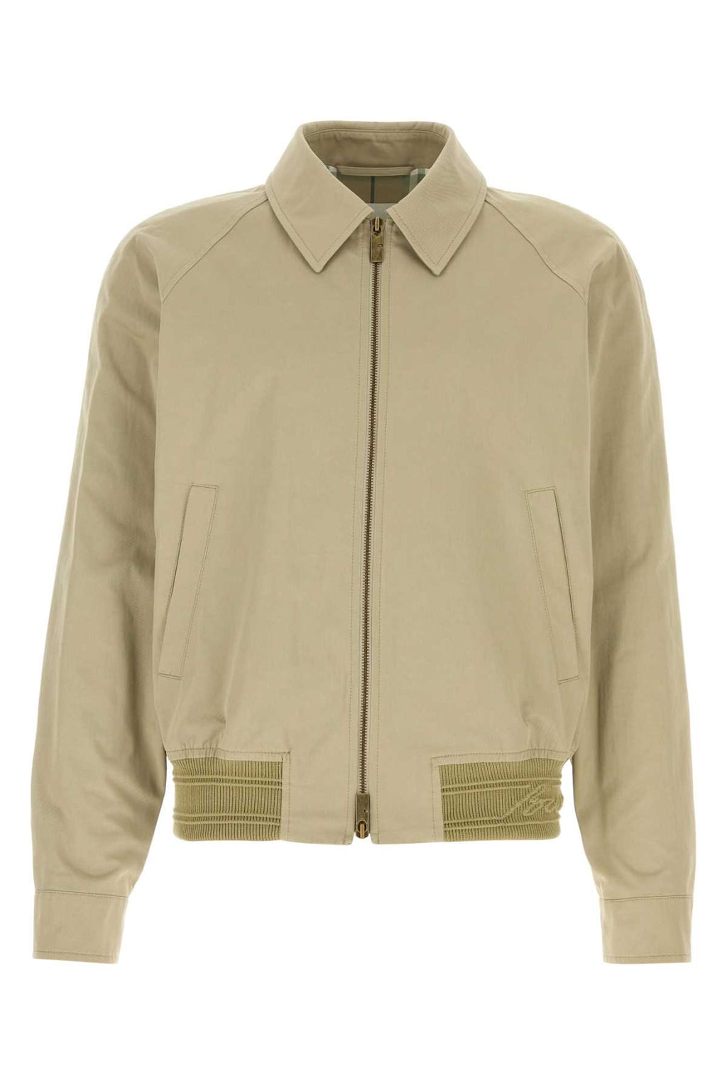 BURBERRY M JACKETS For Men Exterior: 100% Cotton Lining: 100% Cotton
