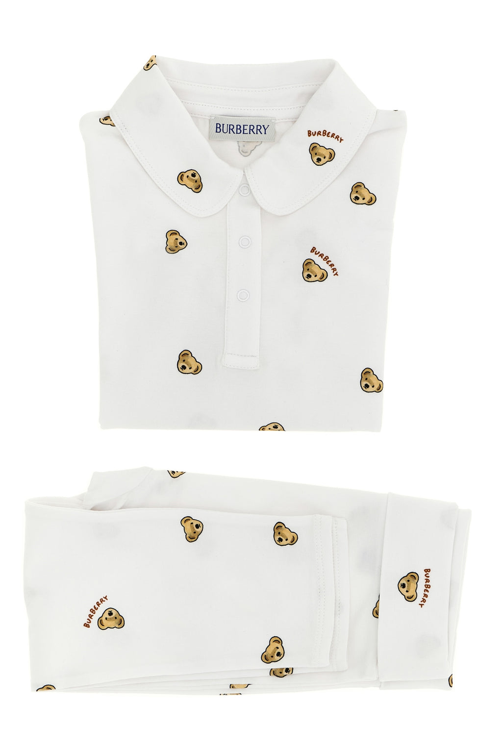 BURBERRY 'Orsetto Thomas' baby set For Unisex baby 96% cotton, 4% elastane