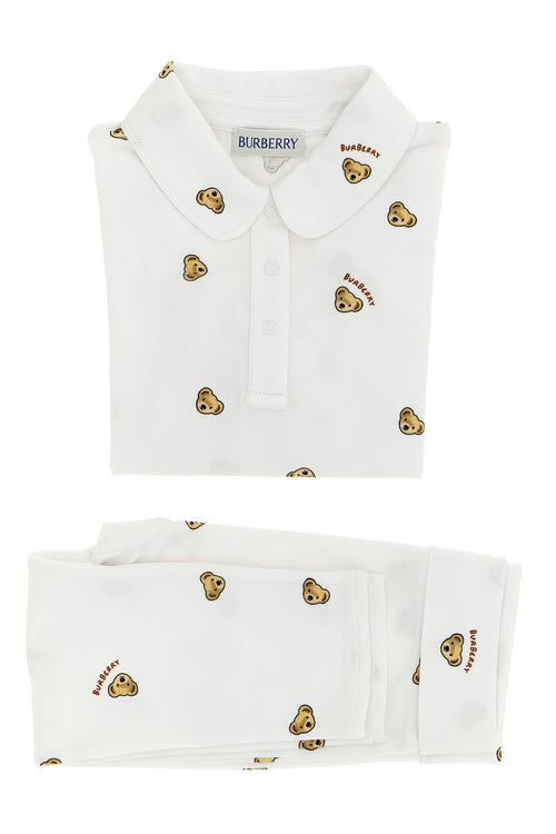 BURBERRY 'Orsetto Thomas' baby set For Unisex baby 96% cotton, 4% elastane