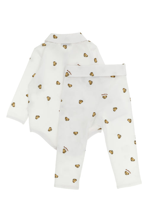 BURBERRY 'Orsetto Thomas' baby set For Unisex baby 96% cotton, 4% elastane