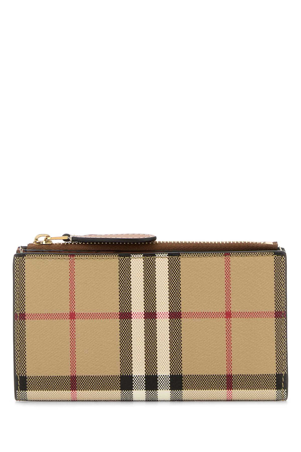 BURBERRY LS MD BIFOLD DFC For Women Exterior: 55% Polyurethane 25% Polyester 20% Cotton Finishing: Golden metal