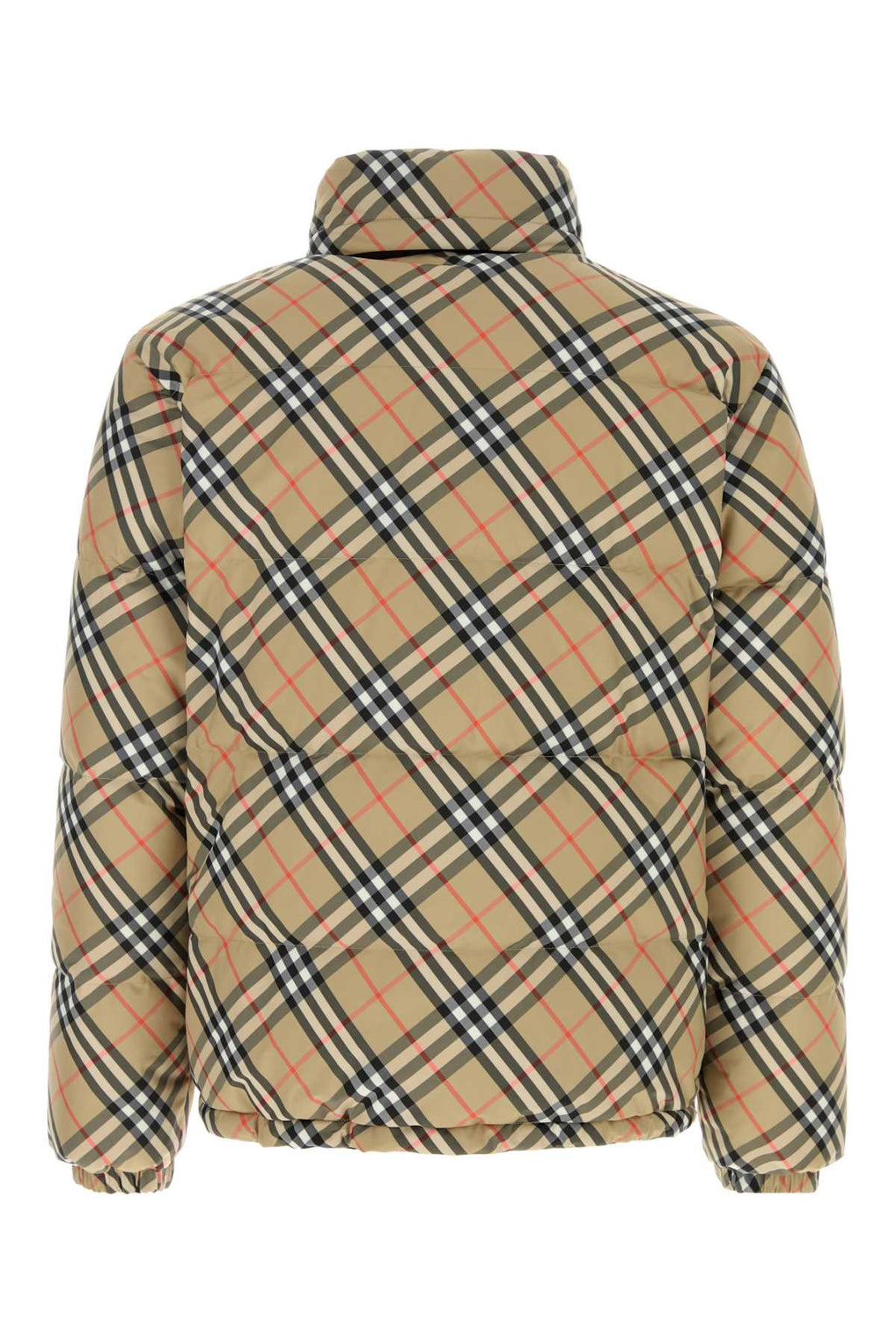 BURBERRY SNOWDON CHK R For Men Exterior: 100% Polyester Lining: 100% Nylon Padding: 90% Down 10% Feather