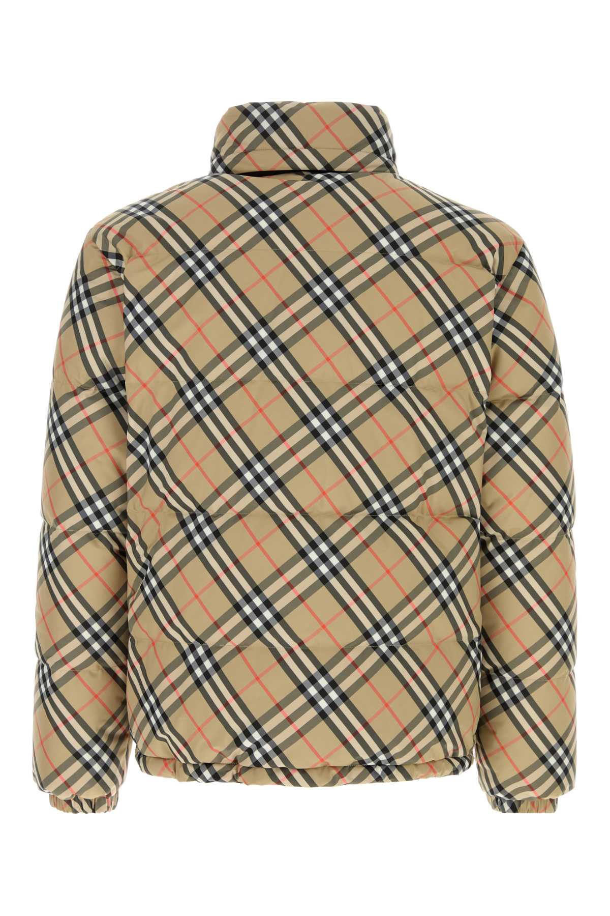 BURBERRY SNOWDON CHK R For Men Exterior: 100% Polyester Lining: 100% Nylon Padding: 90% Down 10% Feather