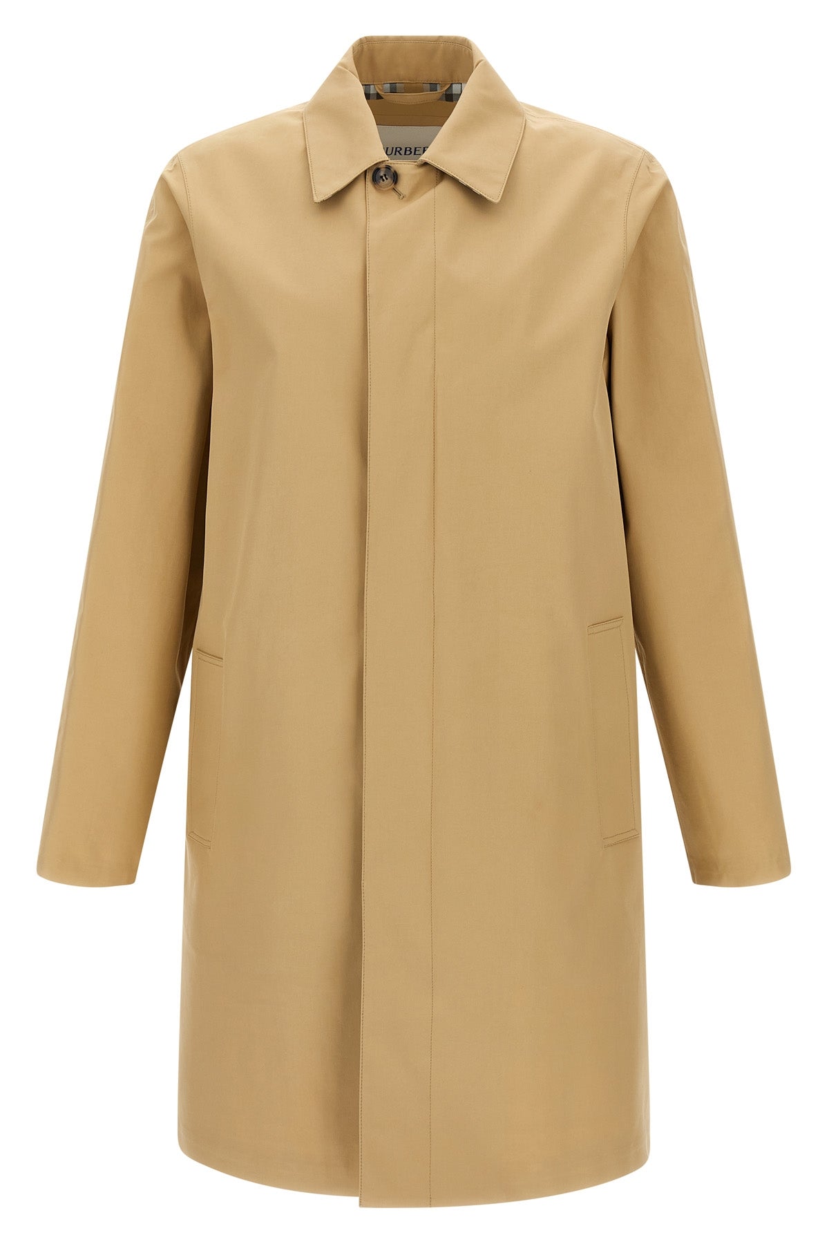 BURBERRY 'York' car coat For Men 100% cotton