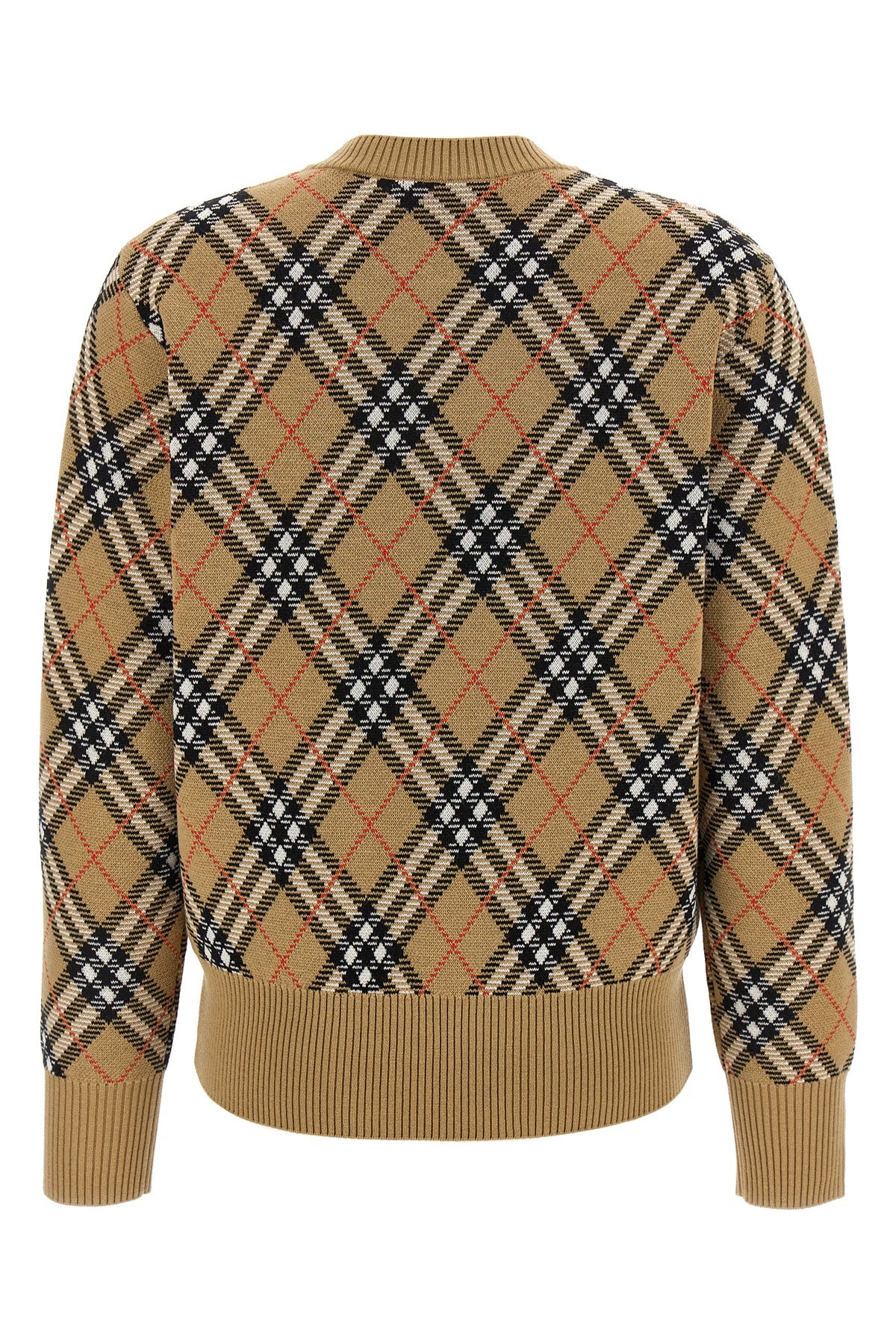 BURBERRY Burberry Check sweater For Women 95% wool 5% polyester