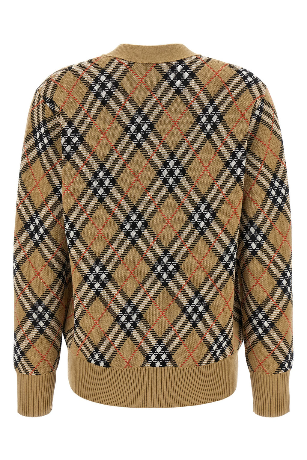 BURBERRY Cardigan Burberry Check For Women 95% wool 5% polyester